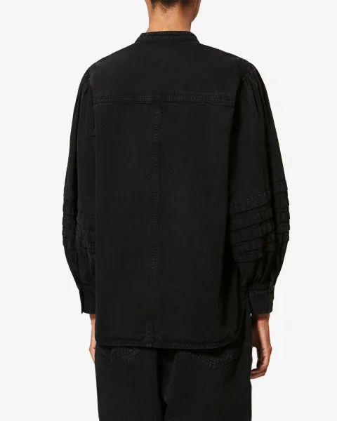 Chemise Mileda - Femme - Noir Délavé - Taille 42 - Marant Étoile