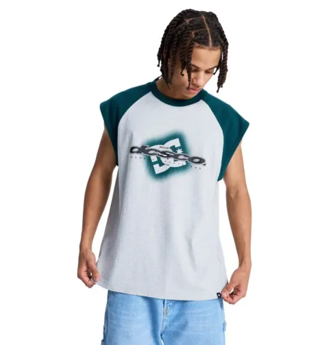 Raglan - Débardeur Gris Homme
