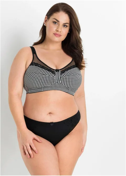 Soutien-gorge grand maintien sans armatures, bretelles rembourrées