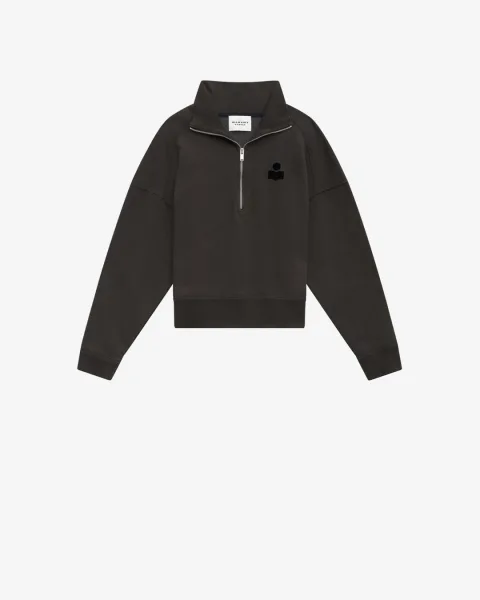 Sweatshirt Ross - Femme - Noir Délavé - Taille 36 - Marant Étoile