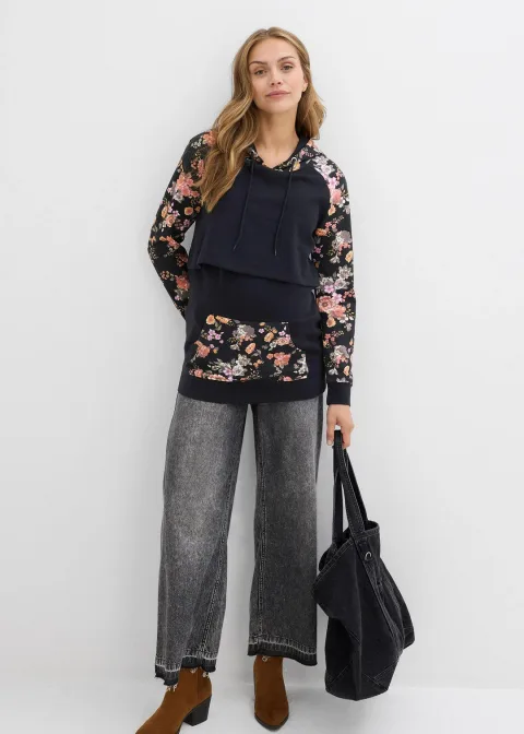 Sweat de grossesse 2en1 avec fonction allaitement
