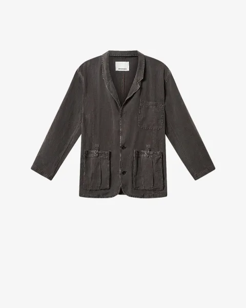 Veste Stan - Homme - Noir Délavé - Taille52