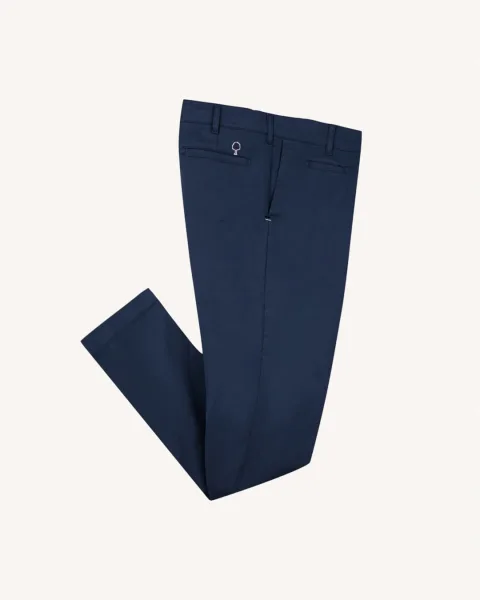Chino bleu marine coton bio - BRIX
