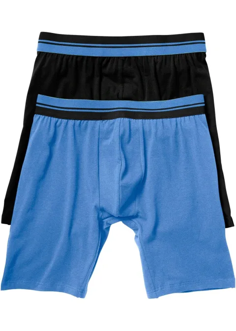 Lot de 2 boxers longs coton