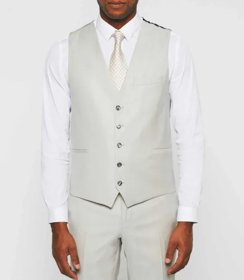 IZAC - Gilet de costume mastic ''Jfelice''