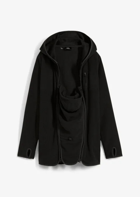 Veste de grossesse en polaire avec fonction portage