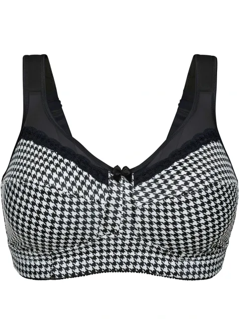 Soutien-gorge grand maintien sans armatures, bretelles rembourrées