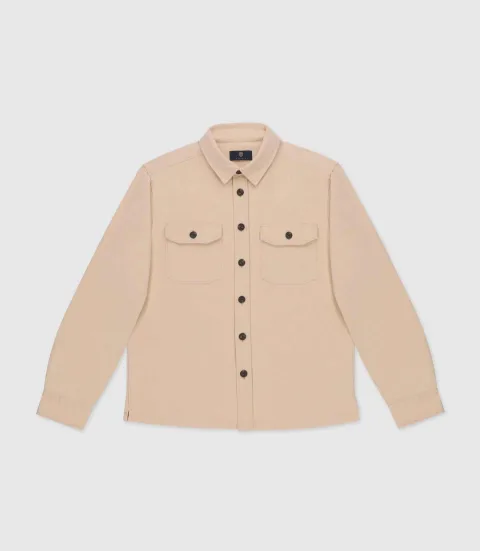 IZAC - Surchemise casual mastic JAMES