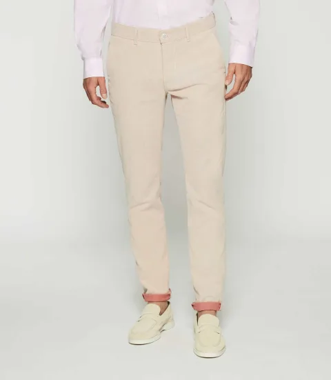 IZAC - Pantalon slack rose