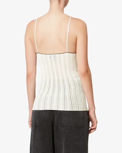 Débardeur En Maille India - Femme - Écru - Taille 44