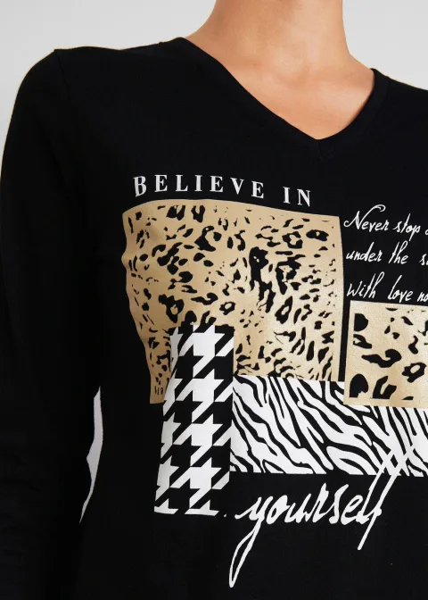 T-shirt manches 3/4