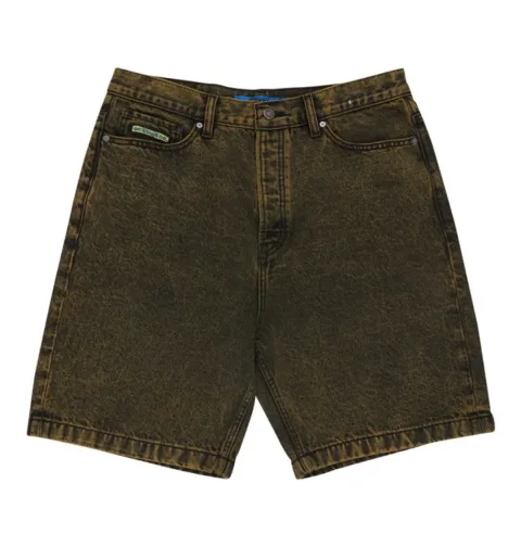 Baggy - Short en denim Jaune Homme