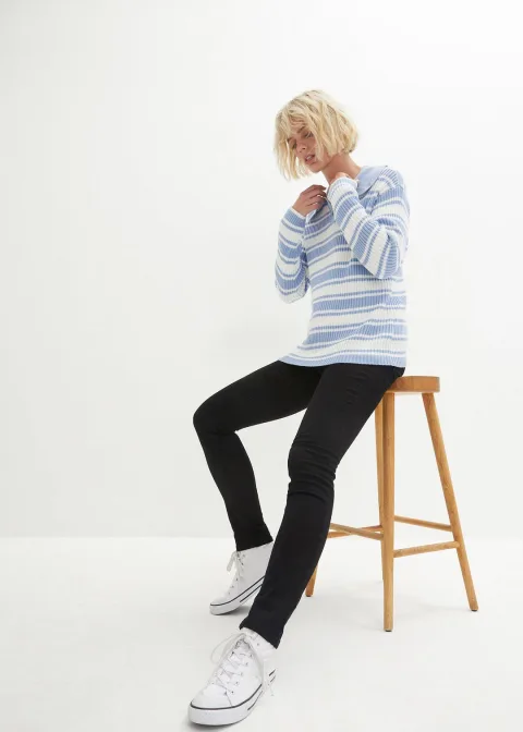 Jean skinny taille haute, chaud et sculptant