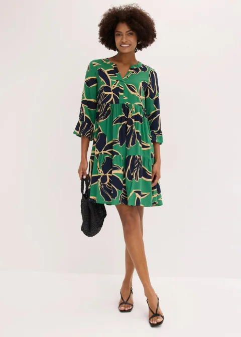 Robe-tunique en viscose fluide