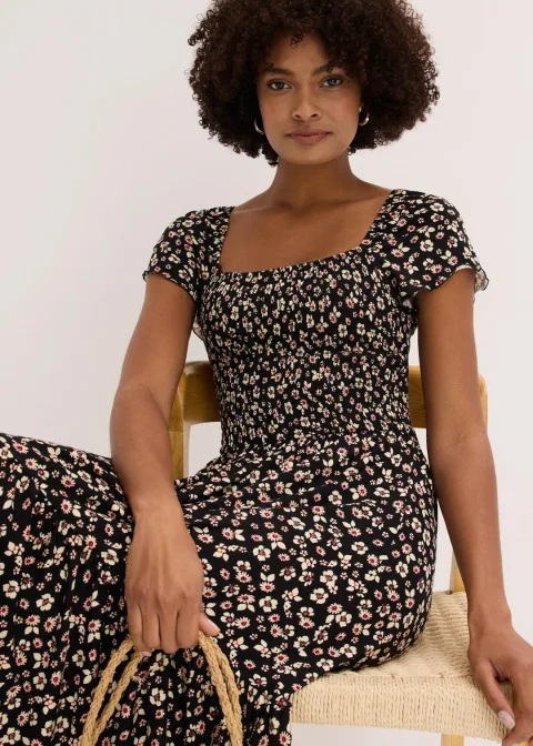 Robe longue en viscose