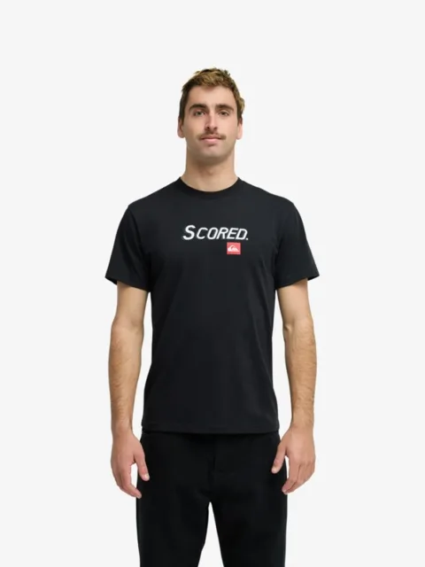 Scored Logo - T-shirt manches courtes pour homme Noir