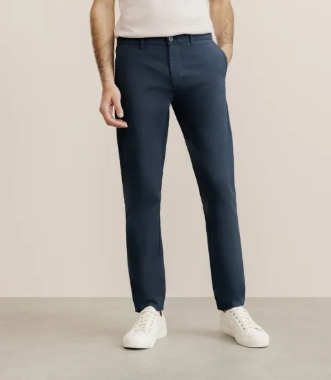 IZAC - Pantalon slim marine