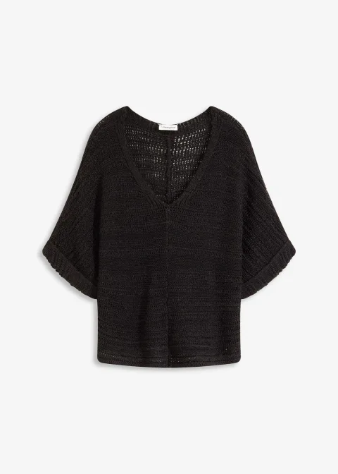 Pull en maille ajourée