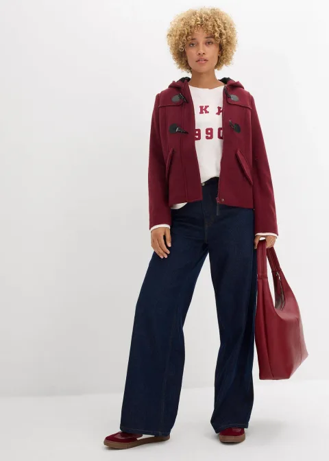 Duffle-coat aspect laine