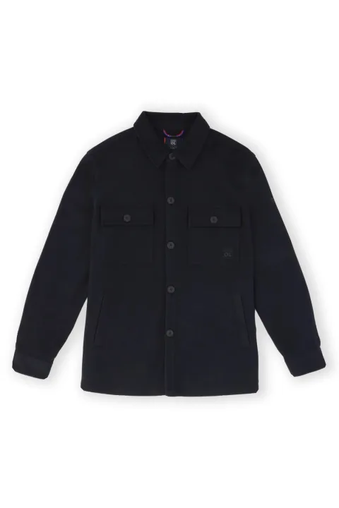 IZAC - Veste casual col chemise marine