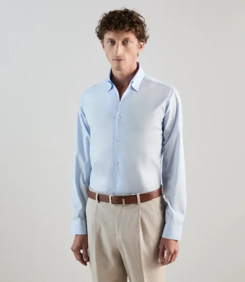 IZAC - Chemise ville col ouvert ciel