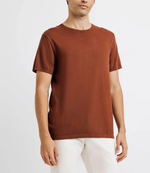 IZAC - T-shirt uni truffe