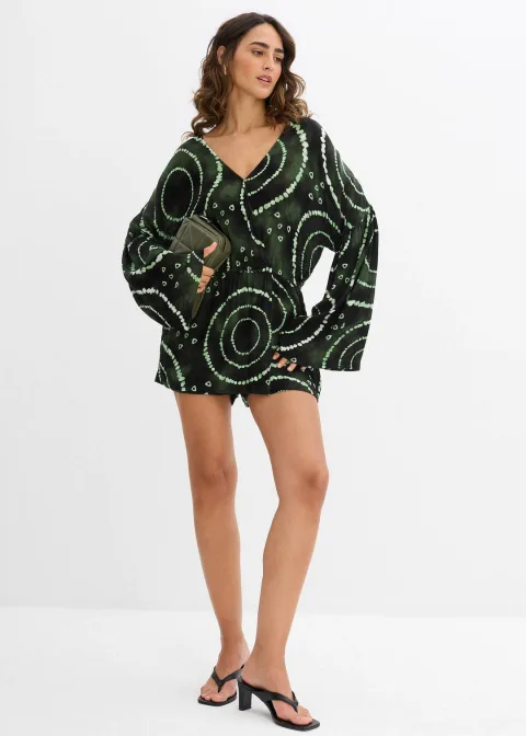 Combishort en viscose fluide