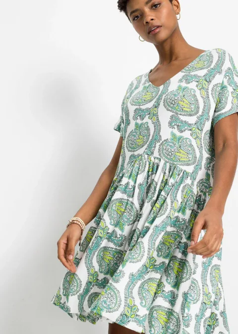 Robe fluide en jersey viscose