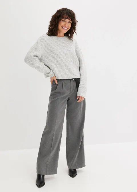 Pull doux en grosse maille