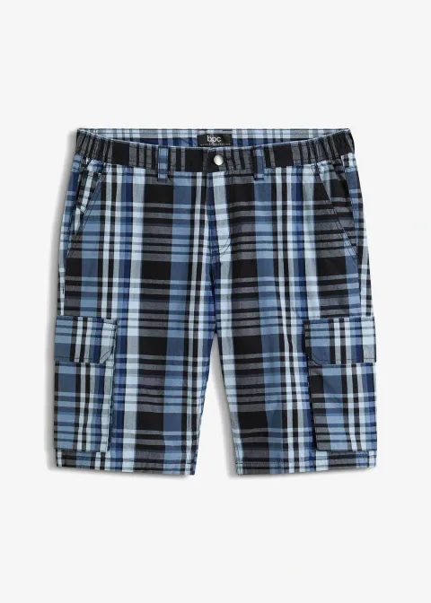 Bermuda cargo à taille élastiquée, regular
