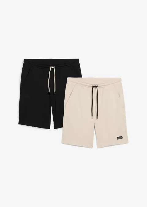 Lot de 2 bermudas sweat