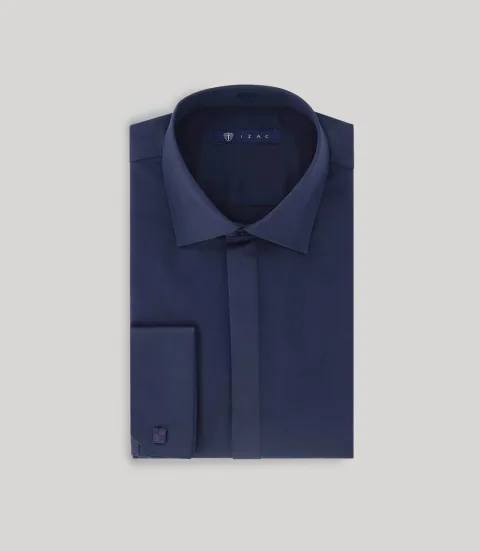 IZAC - Chemise cérémonie marine