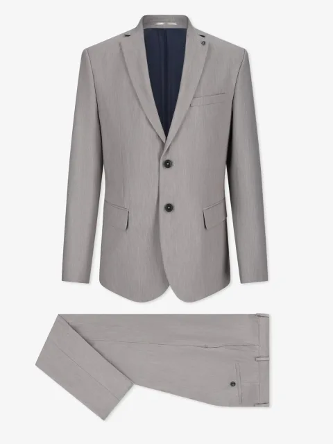 IZAC - Costume 2 boutons gris moyen