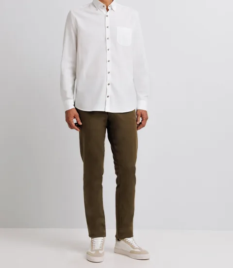IZAC - Chemise à coudières blanche
