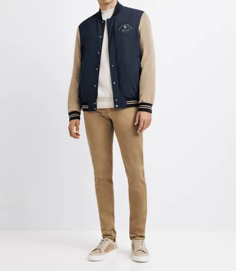 IZAC - Blouson teddy sport marine