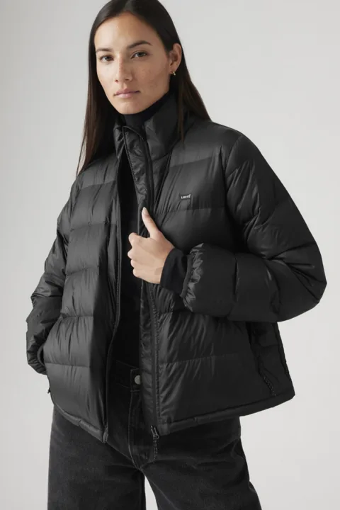 Levi's Doudoune Repliable Polly - Femme - Noir / Caviar - 2XS
