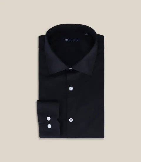 IZAC - Chemise ville slim noir