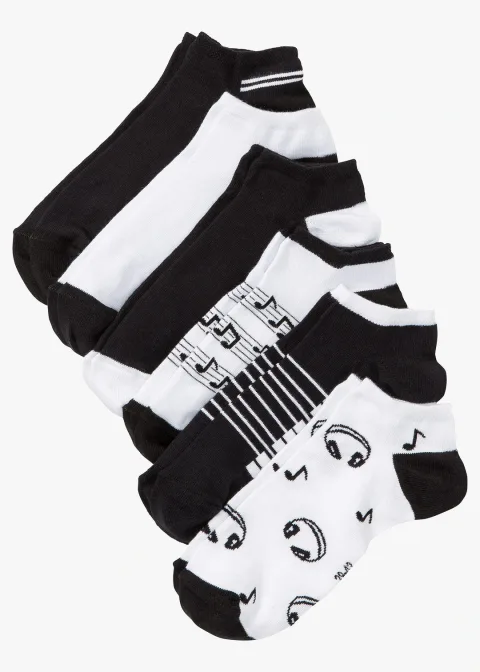 Lot de 6 paires de chaussettes basses coton