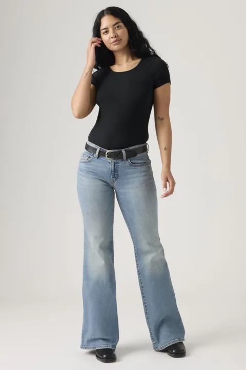 Levi's Jean Superlow Flare - Femme - Bleu / The Big Idea - 33X32