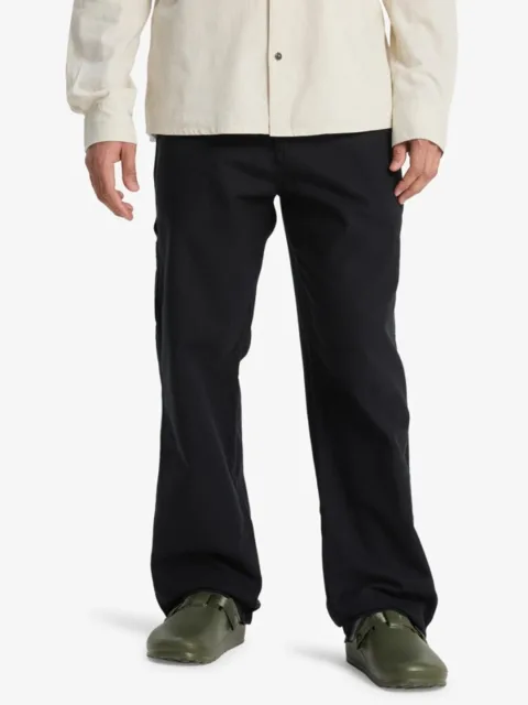 Carpenter - Pantalon workwear en toile pour Homme Noir