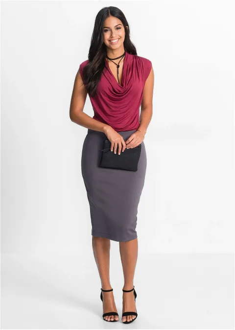 T-shirt en viscose extensible