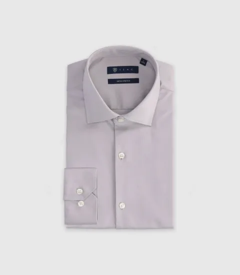 IZAC - Chemise ville ajustée grise
