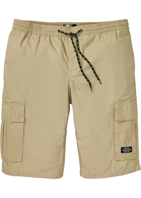 Bermuda cargo à taille élastiquée, Regular