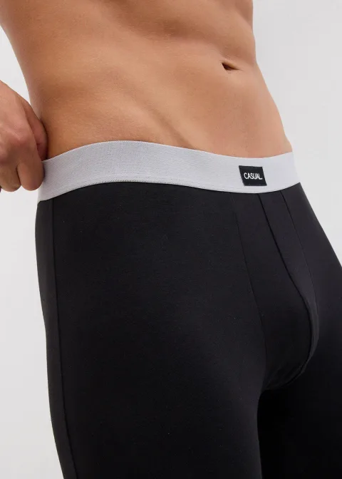 Lot de 3 boxers longs coton