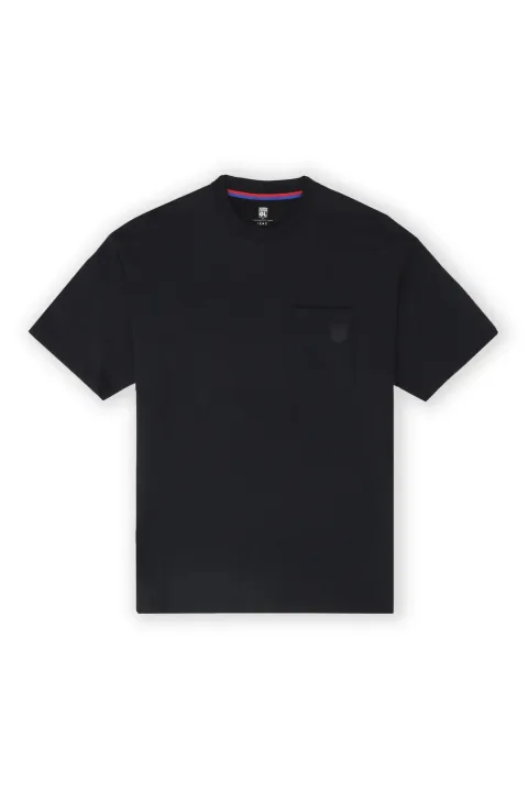 IZAC - T-shirt col rond marine