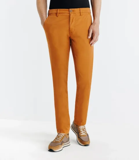 IZAC - Pantalon chino orange