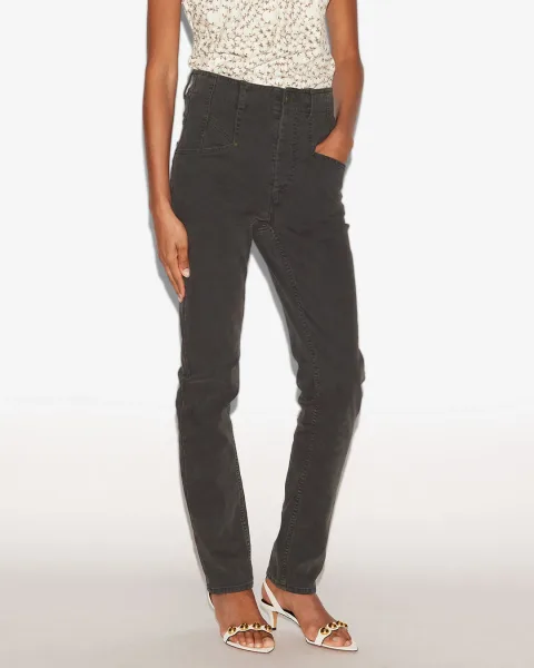 Pantalon Niliane - Femme - Noir Délavé - Taille 36