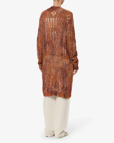 Cardigan Hanae - Femme - Orange - Taille 38