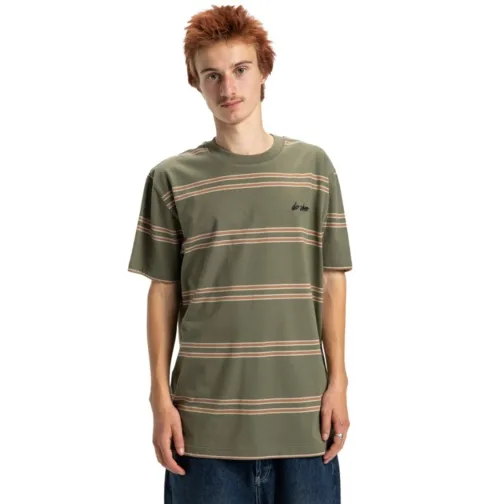 Maximize Stripe - T-shirt manches courtes avec poche Vert Homme