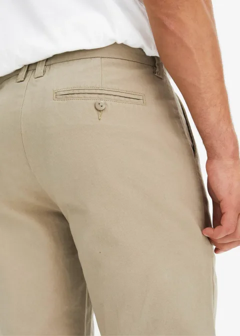 Pantalon chino regular, droit